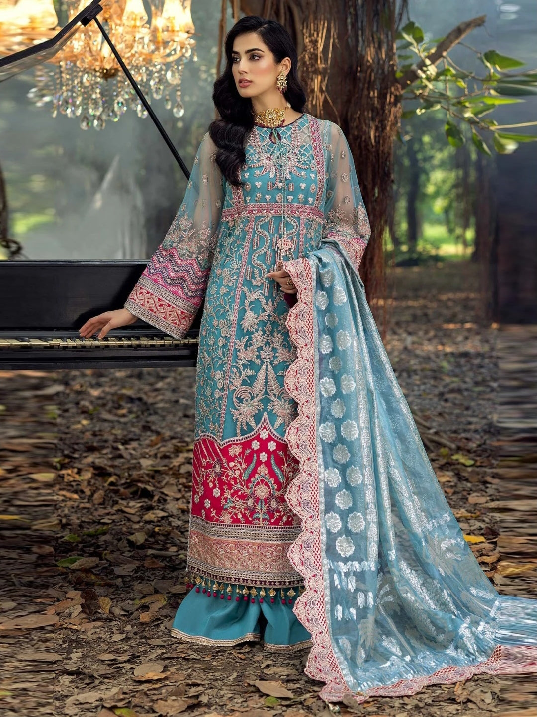 Net pakistani suits sale