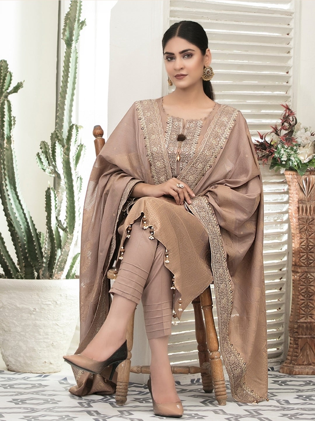 Lavish Banarasi Pakistani Suit