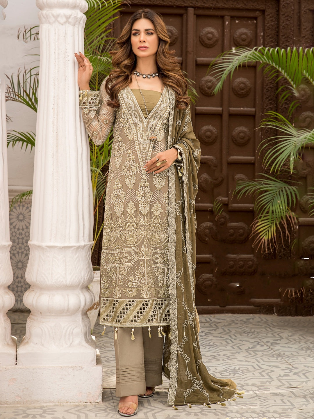 Luxury Embroidered Chiffon