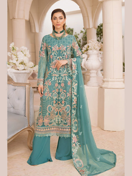 Chiffon Pakistani Dress - Exclusive Luxe Chiffon