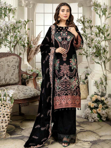  Salwar Kameez - Exclusive Velvet Embroidery