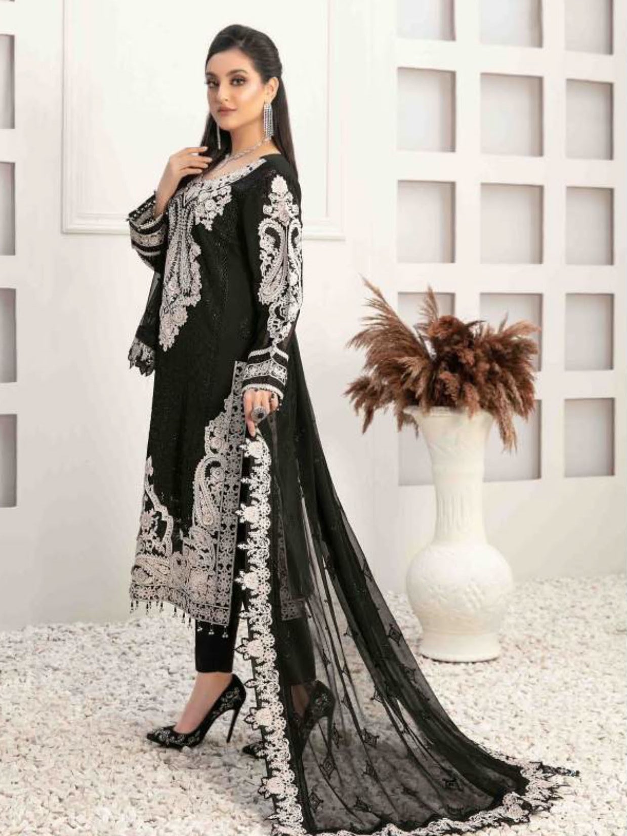 chiffon embroidered dresses in pakistan Shop Chiffon Embroidered Collection Zainabjees