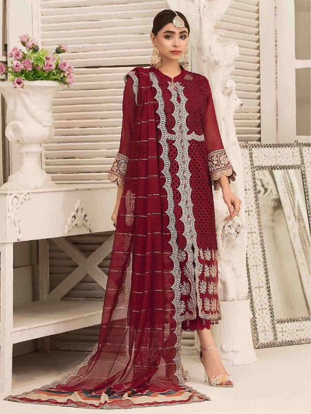  Salwar Kameez - Luxury Chiffon Embroidery