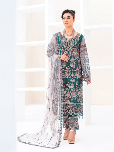  Salwar Kameez - Embroidered Luxe Net Sequence