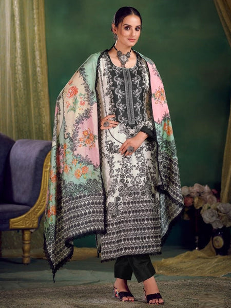 Casual Salwar Kameez - Fine Cotton Embroidery