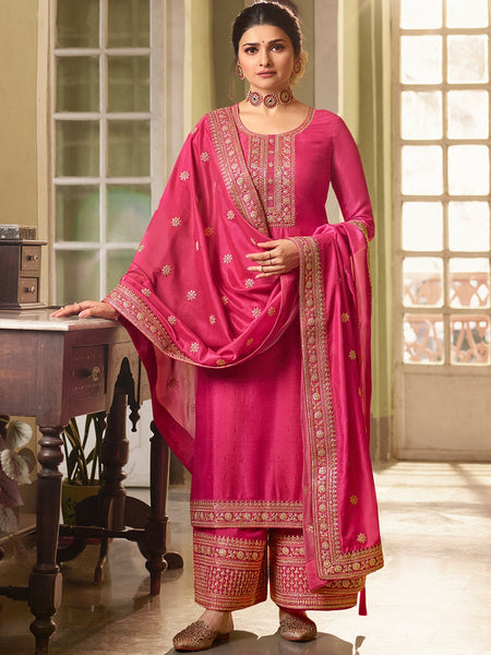  Salwar Kameez - Silk Georgette Embroidery