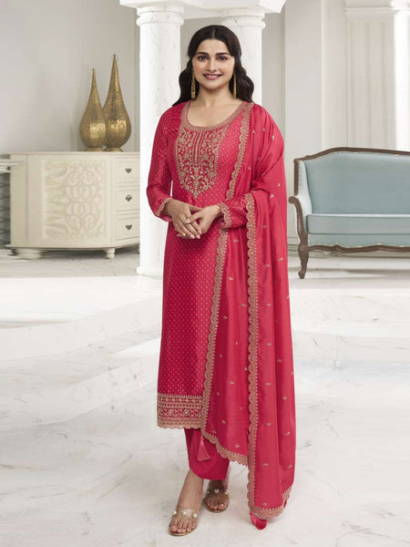  Salwar Kameez - Embroidered Silk Georgette