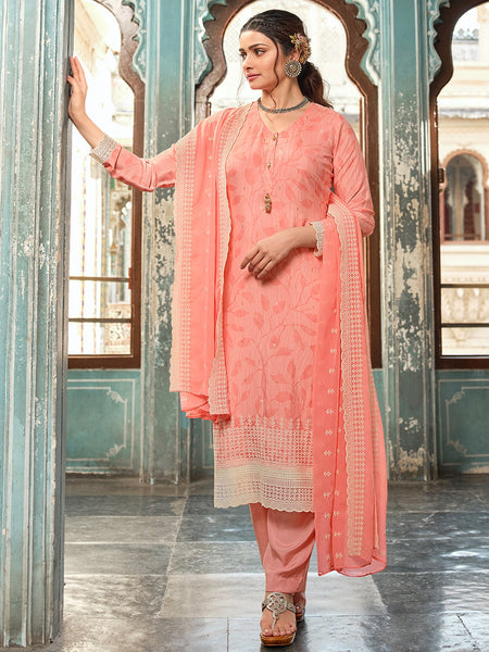 Churidar Salwar Kameez - Royal Crepe