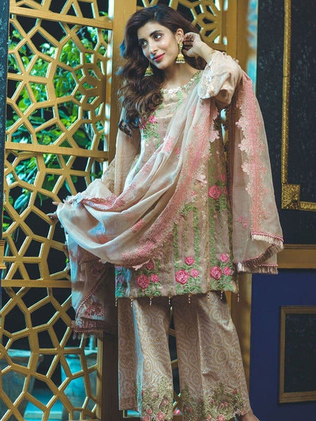 Palazzo Pakistani Dress - Designer Rangrasia Festive